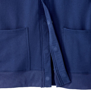 Mens & <b>Womens</b> Magnetic Button Adaptive Two <b>Pocket</b> Fleece <b>Cardigan</b> Long Sleeves And Ribbed Sleeve Cuff & Bottom Hem For A Relaxed - Product Image 5
