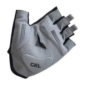 ถุงมือขี่จักรยานกันเหงื่อหลากสีสำหรับทุกเพศครึ่งนิ้วสีดำ - Product Image 3