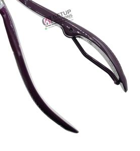 Alicates para Cutículas de Acero Inoxidable con Recubrimiento en Polvo Color Ciruela, Diseño Nuevo, Venta al Por Mayor, con su Propio Logotipo Personalizado, Instrumentos de Belleza - Product Image 3