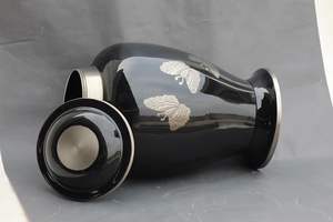 Adult Cremation Urns for Male/Female Funeral Urn for Human Ashes Decorative Urns for Ashes <b>Large</b> <b>Keepsake</b> <b>Box</b> (Butterfly Blue) - Product Image 5