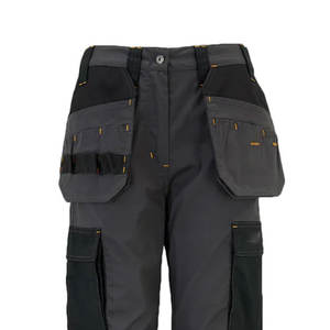 Pantalon de sécurité de construction haute visibilité personnalisé en gros pantalon extensible en coton pour le travail en plein air impression numérique - Product Image 4