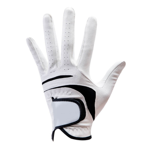 Gants de golf pour hommes en cuir de cabretta de haute qualité, cuir PU sport, logo personnalisé OEM, respirant, gants de golf en cuir véritable - Product Image 5