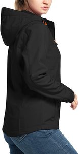 Nouvelle conception de veste softshell respirante coupe-vent en tricot pour femmes, avec options personnalisables - Product Image 2