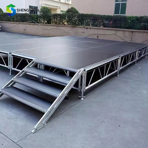 Plate-forme de scène mobile en aluminium avec escalier pour bande/concerts/événements/<span class=keywords><strong>musique</strong></span> - Product Image 6