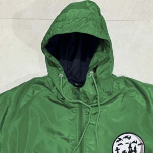 Conjunto de cortavientos de nailon transpirable para correr y ciclismo de marca para hombre, chándales estampados de talla grande con logotipo personalizado, conjuntos de calidad fina para niños - Product Image 4
