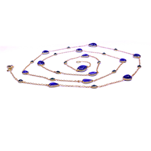 Fashionable 925 Sterling Silver Emerald Gemstone Gold Plated Classic Ball Design Women's <b>Charm</b> <b>Necklace</b> - Product Image 2