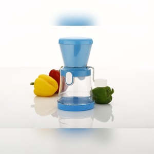 Heavy Duty ABS Plastic Magic Chilly Cutter Manual Food Chopper for Onion Dry <b>Fruit</b> Stainless Steel Blade System India - Product Image 2