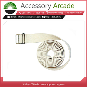 Correa de Yoga de Algodón de Alta Calidad con Color y Tamaño Personalizados para Ejercicio - OEM y Marca Privada Hecho en India - Product Image 6