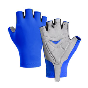 Guantes Deportivos de Medio Dedo de Poliéster Antideslizantes Personalizados al por Mayor para Gimnasio, Ciclismo, Ejercicio, Levantamiento de Pesas, Unisex - Product Image 1