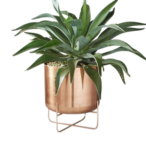 Meilleures ventes Jardinières décoratives de jardin Nouvelles jardinières décoratives luxueuses Conteneur de plantes Jardinières en métal de qualité supérieure avec support - Product Image 5