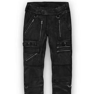 กางเกงหนังขายาวปกติคุณภาพสูงสำหรับ100% กางเกงหนังทำจากผ้าแห้งเร็วคุณภาพสูง - Product Image 1