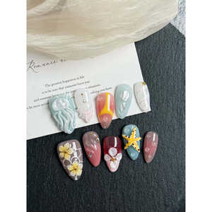 Ongles autocollants Sous-marin : Ajoutez une touche aquatique à votre nail art ! - Product Image 1