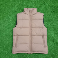 Chaleco Acolchado de Último Diseño a Precio de Mayoreo, MOQ Bajo, Chaleco Acolchado sin Mangas para Hombre, Chaleco Acolchado con Logotipo Personalizado Impreso en Venta