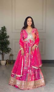 Designer party Wear Aliya-Vestido cortado-Pent Dupatta - Product Image 6