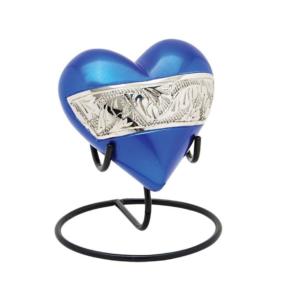 Urnes de crémation de coeur en laiton de haute qualité Urnes de coeur de Meta de conception personnalisée avec des prix raisonnables - Product Image 4