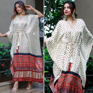 New Arrival High Quality Designer <strong>Fancy</strong> Indian Outfit Pure Gaji Silk <strong>Kaftan</strong> With Digital Printed Online Shopping India - Product Image 6