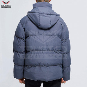 Chaqueta de Invierno con Capucha de Burbuja para Hombre, Nueva, Más Vendida, de Lona, Impermeable, Transpirable, con Logotipo Frontal Personalizable, de Alta Calidad - Product Image 4
