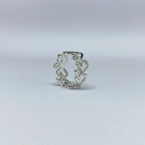 Bagues à double cœur pour femmes Bijoux de créateur romantique Bagues de promesse de mariage Bagues de cadeau d'anniversaire pour femme Petite amie - Product Image 4