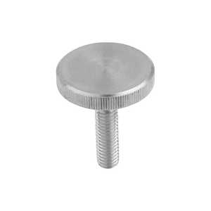 Vis moletée K1163 DIN 653 M10 x 40 en acier inoxydable, forme basse, fixation métrique pour serrage manuel - Product Image 1