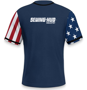 Jersey de béisbol personalizado completamente personalizado de peso ligero de alta calidad camisas casuales 100% poliéster transpirable verano - Product Image 4