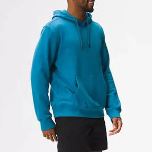 Sweat à capuche personnalisé oversize 100% coton lourd 350 GSM hommes pull Logo personnalisé 3d bouffée impression broderie sweats à capuche hommes - Product Image 1