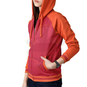 Las sudaderas con capucha de mujer casuales más vendidas Material suave con capucha para el invierno con logotipo frontal para uso al aire libre - Product Image 2