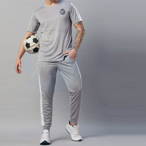 Conjuntos Deportivos de Verano para Hombre, Hechos a Medida, Ligeros, Cuello Redondo, Color Sólido, Transpirables, para Adultos, Directo de Fábrica - Product Image 4