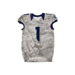 เสื้อฟุตบอลอเมริกันโพลีเอสเตอร์แบบ100% ระบายอากาศได้ดีสำหรับผู้ชายผู้หญิงฤดูร้อนเล่นเกมฟุตบอลแบบระเหิด - Product Image 1