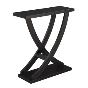 Noir Enduit Fini Vente Chaude Fabriqué À La Main En Gros Meubles Accessoires Console Table Top Qualité Rectangle Forme Fournitures - Product Image 1