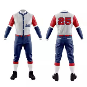 Maillot de Baseball de haute qualité pour hommes uniforme de Baseball maillot de Baseball entièrement Sublimation avec Logo et Design personnalisés à vendre - Product Image 4