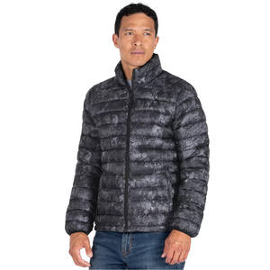 Chaqueta de Invierno Acolchada de Alta Calidad con Cuello Alto, Personalizable, de Doble Cara, Transpirable, Estilo Urbano, Brillante para Hombre - Product Image 3
