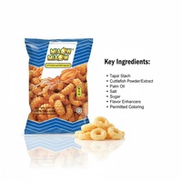 Makanan Laut Makanan ringan cumi-cumi Flavored kerupuk renyah asin makanan ringan 50g kemasan tas