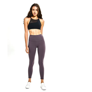 Leggings Deportivos para Mujer de Alta Elasticidad, Cintura Media, Alto Rendimiento, para Yoga, Gimnasio, Correr, Fitness, Absorben la Humedad, Satinados, Precio al por Mayor - Product Image 6