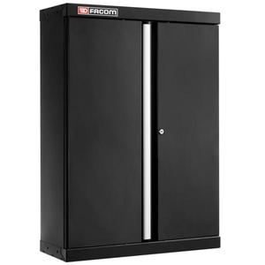 Armoire à outils noire Facom avec armoire supérieure et 2 portes solides - Product Image 1