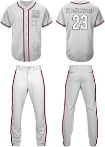 Camiseta de Béisbol y Uniforme Personalizados para Hombre de Alta Calidad, Transpirables, 100% Poliéster, Impresión por Sublimación OEM - Product Image 2