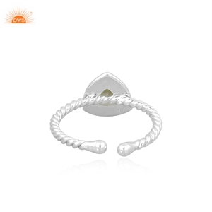 สุดยอดเพอร์ริโดต ทริลเลียน คัท พลอย พลอยเกิดเดือนสิงหาคม ทุกโอกาส แหวนแฮนด์เมด สั่งทําพิเศษ ผู้ผลิตเครื่องประดับ - Product Image 4