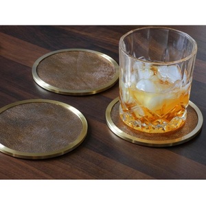 Golden Luxury Tableware Dinnerware Gold Silver Brass Coasters <b>Plates</b> <b>Mats</b> Royal Wedding Banquet Event Metal Coasters <b>Plate</b> <b>Mats</b> - Product Image 6