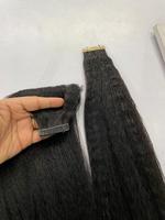 Extensions de cheveux humains vierges indiens Remy, mèches alignées avec la cuticule, bruts, ultra-lisses, double trame machine, I-Tips, style ondulation naturelle