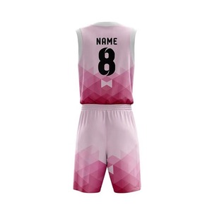 Maillot de basket-ball réversible personnalisé sublimé, dernier design, uniforme pas cher, meilleur vêtement de basket-ball - Product Image 3