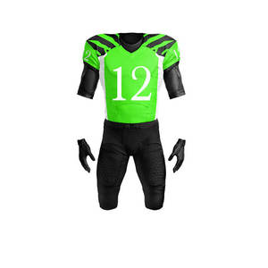 Uniforme de football américain de vêtements de sport de conception tendance/tissu de polyester d'impression de sublimation de sport uniforme de football américain - Product Image 4