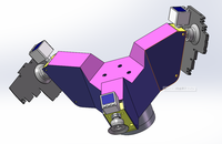 Bras de robot de préhension automatique pour entrepôt à 6 axes avec moteur et boîte de vitesses, 3 ventouses, capacité de charge de 5 kg, solution cobotique