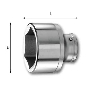 Usag 3/4'' FullContact Premium Quality Bi-Hexagonal <b>Socket</b> New Model with Various Applications - Product Image 1