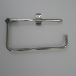 Premium Metal Toilet Paper Holder With Polished Silver Surface Artisan Handmade Offering Decorative Accent Interior Functional - Product Image 2