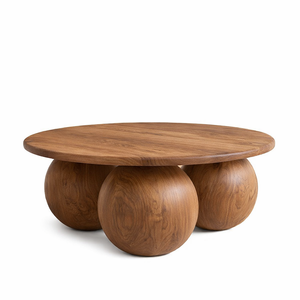 Mesa de Centro de Madera Maciza con Tamaño Personalizado, Adecuada para la Decoración del Hogar y la Sala de Estar - Product Image 1