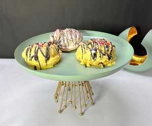 Top Modern Metal Cake <b>Stand</b> for <b>Cupcakes</b> -Golden <b>Stand</b> with Anti-Slip Rubber Feet for Parties from Export Selling - Product Image 3