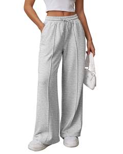 Oversize <b>Winter</b> Outdoor Cargo Sweatpants Ladies Jogger Double Waist Mid-Weight Cotton Fleece <b>Trouser</b> Pajama Sweat Pants Women - Product Image 1