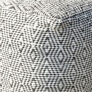 Vente chaude Décoratif Rond Imprimé Laine Pouf Ottoman À La Main Coussin De Sol Repose-pieds Pouf Salon Décor Meubles - Product Image 2
