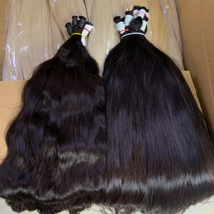 Cabello natural para extensiones de cabello, materia prima, 1 kg, cabello humano vietnamita, precio al por mayor - Product Image 1