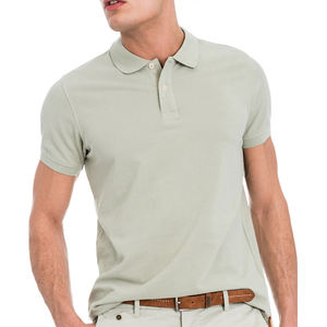 Hommes personnalisés pour polos Tissu doux à séchage rapide et respirant pour un usage quotidien Style solide brodé décontracté pour polos - Product Image 4