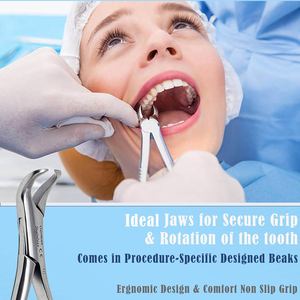 คีมถอนฟันสากลสำหรับฟันกราม1st และ2ND ล่างเครื่องมือผ่าตัดทางทันตกรรมฟันเลื่อยสแตนเลสโดย altomme - Product Image 5